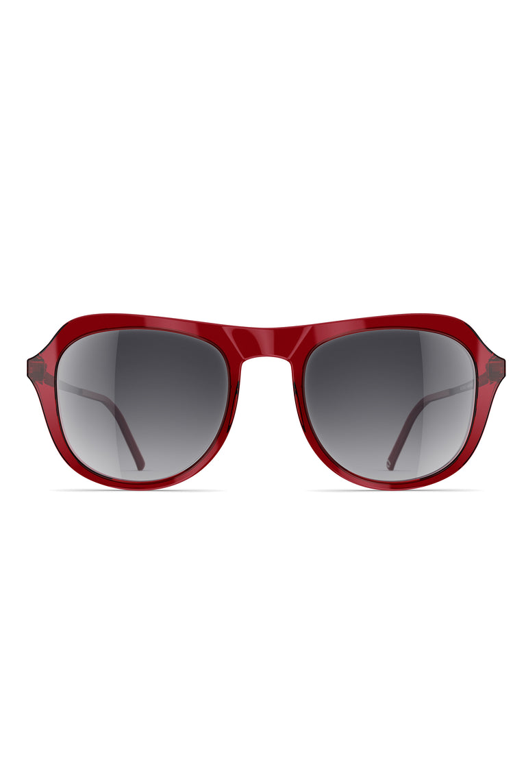Odeeh NEUBAU Alexis Sonnenbrille, Dark Red/Black